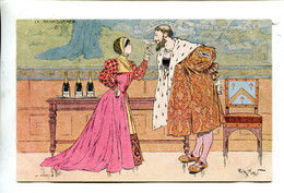 Illustrateur Henri Morin  Champagne La Renaissance - Morin, Henri