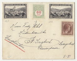 Luxembourg Old Stamps On Letter Cover - Not Posted B211110 - Autres & Non Classés