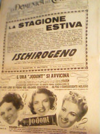 Supplemento LA DOMENICA DEL CORRIERE N°30 1941 ISCHIROGENO RICOSTITUENTE DENTIFRICIO JODONT  C962 - Erstauflagen