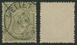 émission 1884 - N°47 Obl Simple Cercle "Mettet" - 1884-1891 Leopoldo II