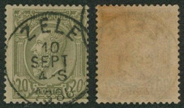 émission 1884 - N°47 Obl Simple Cercle "Zele" - 1884-1891 Leopoldo II