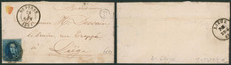 Médaillon - N°11 (3 Marges) Sur LAC Obl P46 çàd Gedinne (1861) + Boite Rurale "D" (Graide) > Liège. TB - 1858-1862 Medaillen (9/12)