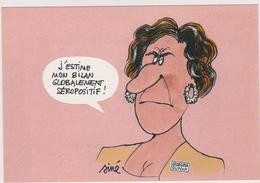 SINE Ed Parti Communiste - Politique Georgina Dufoix Ministre Des Affaires Sociales - Sida - CPM 10,5x15  TBE 1992 Neuve - Sine