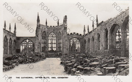 CARTOLINA  COVENTRY,WARWICKSHIRE,INGHITERRA,REGNO UNITO,THE CATHEDRAL (AFTER BLITZ 1940 ),NON VIAGGIATA - Coventry