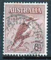 Australia 1932 Laughing Kookaburra 6d In Fine Used Condition. - Oblitérés
