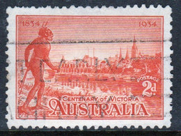 Australia 1934 Centenary Of Victoria 2d In Fine Used Condition. - Oblitérés