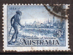 Australia 1934 Centenary Of Victoria 3d In Fine Used Condition. - Oblitérés