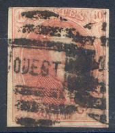 Belgique N°12 - Oblitéré - (F653) - 1858-1862 Medaillen (9/12)