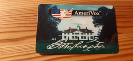 Prepaid Phonecard USA - AmeriVox - Mount Vernon - Amerivox