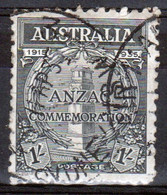 Australia 1935 20th Anniversary Of Gallipoli Landing 1/-d In Fine Used Condition. - Oblitérés