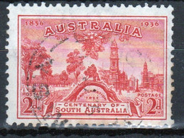 Australia 1936 Single 2d Stamp From Set Issued To Celebrate The Centenary Of South Australia In Fine Used Condition. - Oblitérés
