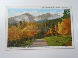 D185960  USA   Colorado  - Rocky Mountain National Park Long's Peak  Estes Park - Denver