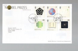 5CRT1223 - GRAN BRETAGNA , FDC Del 2.10.2001  :  NOBEL - 2001-10 Ediciones Decimales