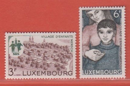 1968 ** Luxemburg (sans Charn., MNH, Postfrisch)  Yv  726/7	Mi  775/6 - Sonstige & Ohne Zuordnung