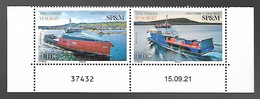 SP & M 2021 - Yv N° 1272 & 1273 ** - Les Ferries (Diptyque)(coin Daté) - Neufs