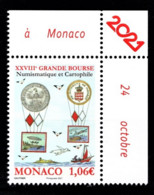 MONACO 2021 - GRANDE BOURSE 2021 -Y.T. N° 3298 /  NEUF ** - Unused Stamps