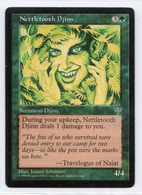 MAGIC The GATHERING  "Nettletooth Djinn"---MIRAGE (MTG--122-5) - Other & Unclassified