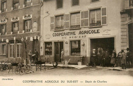 Charlieu * Coopérative Agricole Du Sud Est * Machines Agricoles Agriculture * Panneau Plaque CITROEN - Charlieu