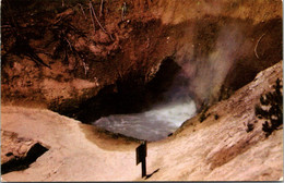 Yellowstone National Park Dragon's Mouth Spring - USA National Parks