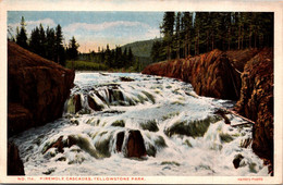 Yellowstone National Park Firehole Cascades - USA National Parks