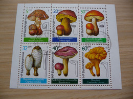 Bulgaria 1987 Mushrooms SEE SCAN - Other & Unclassified
