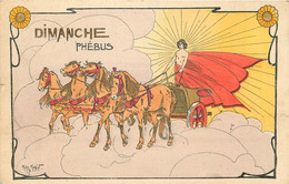 ILLUSTRATEUR Henri MORIN Art Nouveau  DIMANCHE Phébus - Morin, Henri