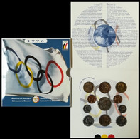 FLEURS DE COINS / STEMPELGLANS / STEMPELGLANZ - FDC - 100 Ans D'olypisme / 100 Jaar Olympische Spelen - (Atlanta) - 1996 - FDEC, BU, BE & Münzkassetten