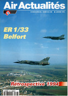 Air Actualités Janvier 1995 N°4798 ER 1/33 Belfort - French