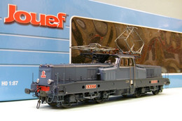 Jouef - Locomotive ELECTRIQUE BB 13017 13000 SNCF Strasbourg Bleu ép. III DCC SON Réf. HJ2336S Neuf HO 1/87 - Locomotieven