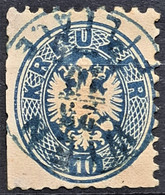 AUSTRIA 1863/64 - BLUE Cancel - ANK 33 - 10kr - Used Stamps