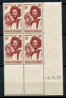 Mauritanie   Bloc De 4 Du N° 94  Deux Timbres **, Deux Timbres * - Ungebraucht