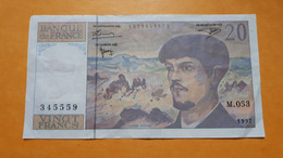 FRANCE DEBUSSY 20 FRANCS 1997 P-151i - 20 F 1980-1997 ''Debussy''