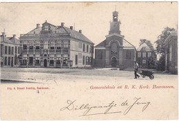 Heerenveen Gemeentehuis En R.-K. Kerk B346 - Heerenveen