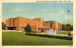 Minnesota Rochester Mayo Civic Auditorium Curteich - Rochester