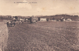 Posieux, Grangeneuve. Ecole D'agriculture. La Moisson - Posieux