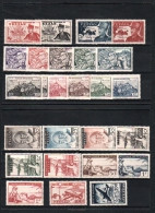 Fezzan Territoire Militaire (41 Timbres) Séries Complètes Neufs ** Sans Charnière Mais Quelques Manque De Gomme 1946 /51 - Neufs