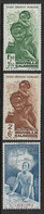 NOUVELLE-CALEDONIE AERIEN N°36 A 38 N* - Unused Stamps