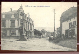 Cpa Halanzy  14/18  Voiture Et Magasin - Aubange