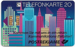 Germany - X 05F - Skyline 6 - Postreklame Frankfurt, 06.1990, 20U, 2.000ex, Mint - X-Reeksen : Advertenties Van De D. Postreklame