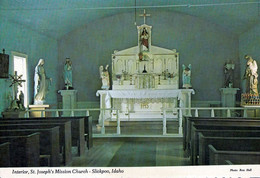 1 AK USA / Idaho * Innenansicht Der St. Joseph's Kirche In Slickpoo * - Otros & Sin Clasificación