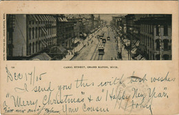 PC US, MI, GRAND RAPIDS, CANAL STREET, Vintage Postcard (b32173) - Grand Rapids