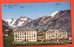 MKG-07  Saas-Fee Grand Hotel Bellevue Soc. Graphique 1085 Non Circulé - Saas-Fee