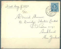 CANADA - 16.2.1948 - FDC - ELIZABETH II - FROM MONTREAL TO AUCKLAND - Mi 246 Yv 227 - Lot 24118 - ....-1951