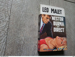 Nestor Burma En Direct De Léo Malet Fleuve Noir 1967 Gourdon TBE - Leo Malet