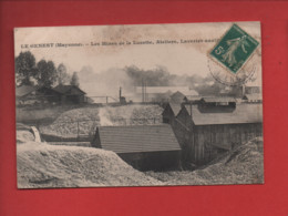 CPA Décollée - Le Genest  -(Mayenne) - Les Mines De La Lucette - Ateliers , Laveries Auxili... - Le Genest Saint Isle