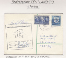 USA Driftstation ICE-ISLAND T-3 Cover Ca IFletcher's Ice Island T-3 27 NOV 62 Si Donald J. Herson Periode 4 (DR111) - Wetenschappelijke Stations & Arctic Drifting Stations