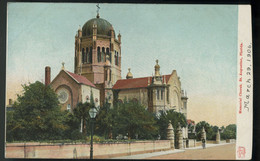 Augustine FL C1906 Memorial Church Postcard - Denver