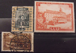 Sarre N° 99, 120, 329* - Collections, Lots & Series