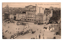 (Belgique) Bruxelles 152, Nels Thill, Place Rogler Et Boulevard Botanique, Tramway - Nahverkehr, Oberirdisch