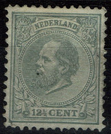 NETHERLANDS 1872 KING WILLEM III MINT WITHOUT GUM MI No 22 VF!! - Unused Stamps